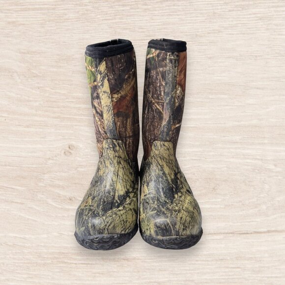 BOGS Kids Classic High Waterproof Camo Rain Boots US 5 / EU 38 - Picture 3 of 8